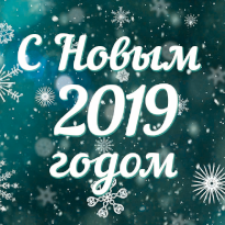 >С наступающим Новым 2019 годом и Рождеством!